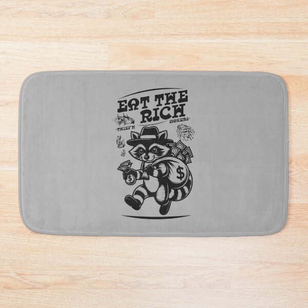 Item preview, Eat The Rich Money Bag Raccoon designed and sold by dudelinart.