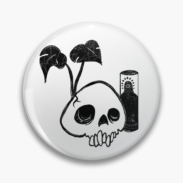 Item preview, Monstera, skull, votive designed and sold by AldoIzar.
