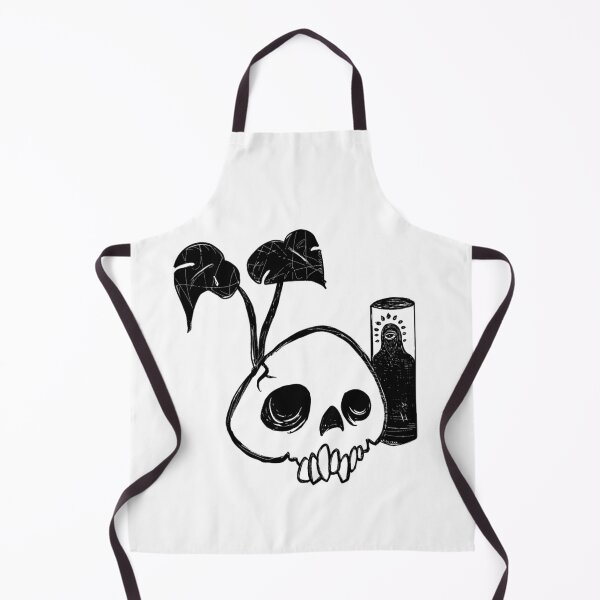 Item preview, Monstera, skull, votive designed and sold by AldoIzar.