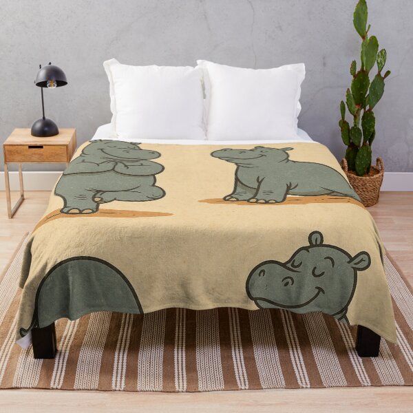 Item preview, Hippopotamus Yoga Workout designed and sold by Mauswohn.