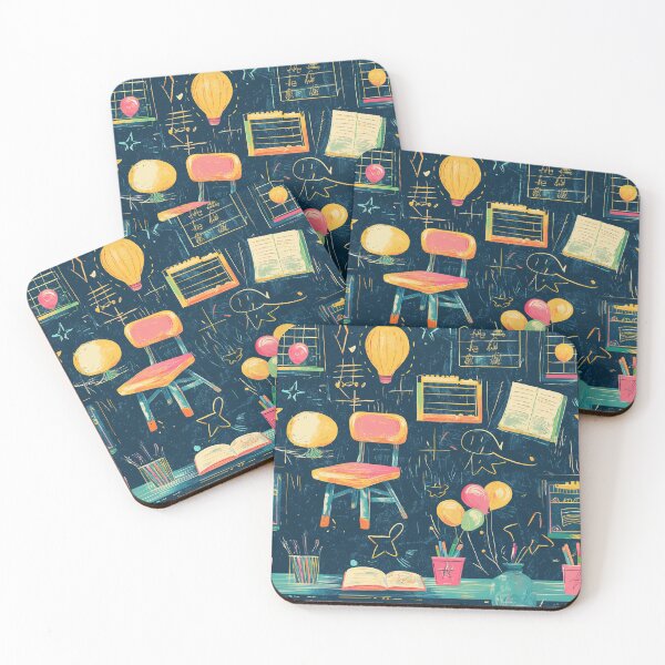 Item preview, Colorful Back to School Doodle Pattern designed and sold by PaintbrushPlace.