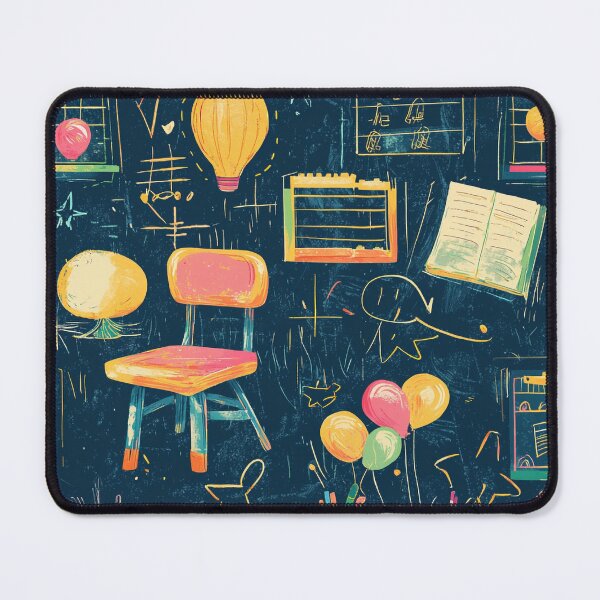 Item preview, Colorful Back to School Doodle Pattern designed and sold by PaintbrushPlace.