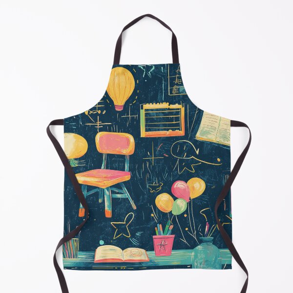 Item preview, Colorful Back to School Doodle Pattern designed and sold by PaintbrushPlace.
