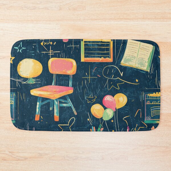 Item preview, Colorful Back to School Doodle Pattern designed and sold by PaintbrushPlace.