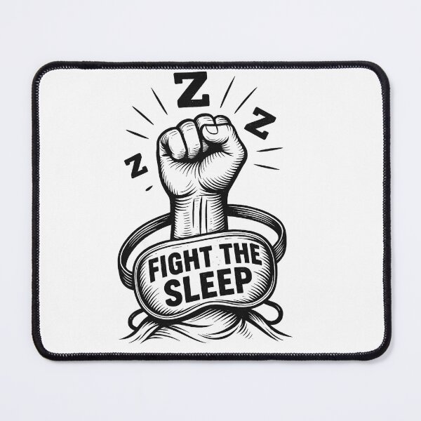 Item preview, Fight the Sleep – Protest Art Statement Design designed and sold by ArcadiaSilence.