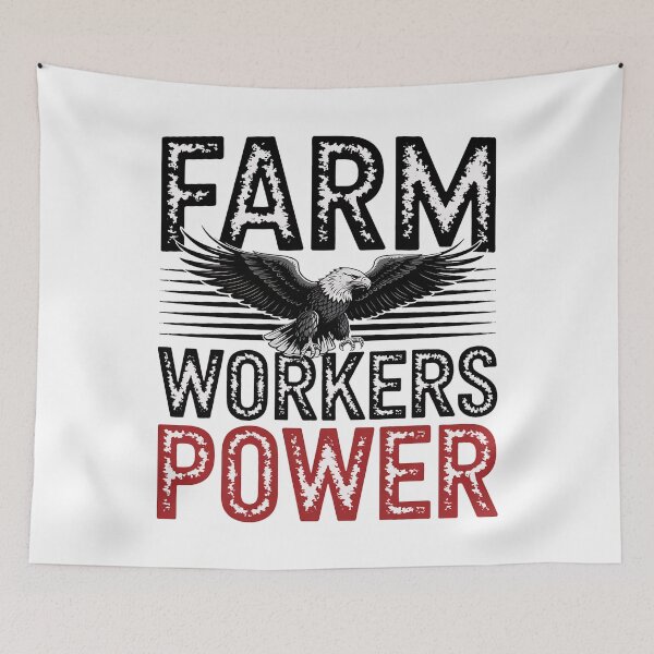 Item preview, Farm Workers Power Labor Rights Tribute designed and sold by BakeryDozen.