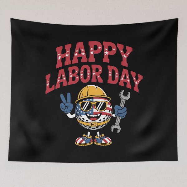 Item preview, Funny Golf Happy Labor Day For Workers designed and sold by BakeryDozen.
