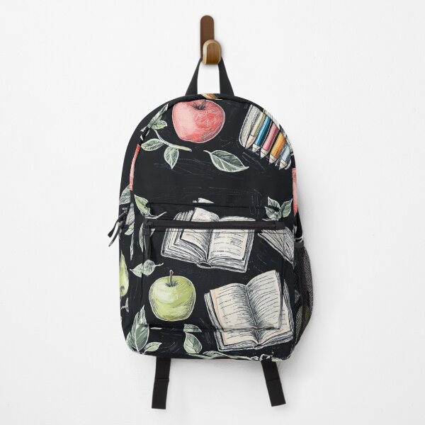 Item preview, Chalkboard Back to School Apple & Books Pattern designed and sold by PaintbrushPlace.
