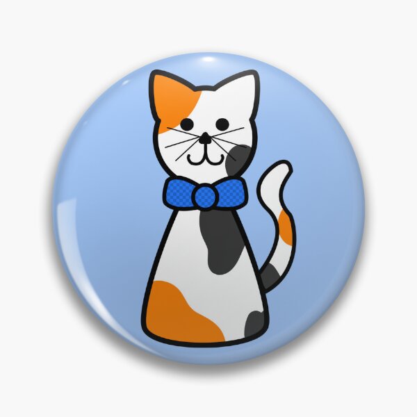 Item preview, Calico Cat With Blue Bow Tie designed and sold by Laura-Rosa.
