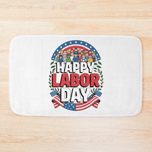 Item preview, Funny Labor Day Happy American Labor Day designed and sold by BakeryDozen.