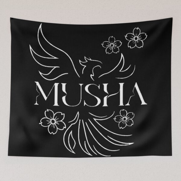 Item preview, "MUSHA Emblem – Rebirth in Motion" Bold Afro-Phoenix Brand Logo designed and sold by WildStroke.