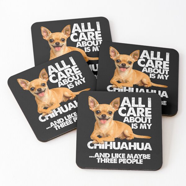 Item preview, ALL I CARE ABOUT IS MY CHIHUAHUA | | Pets and Dogs lovers for Men and Women t-shirt designed and sold by panchiTWO.