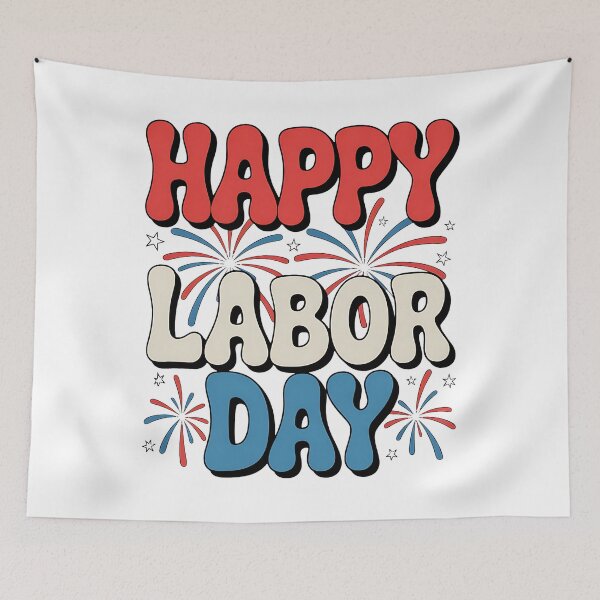 Item preview, Happy Labor Day America designed and sold by BakeryDozen.