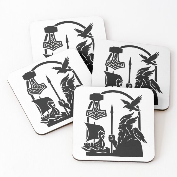 Item preview, silhouette art depicting norse mythology designed and sold by optimusprime39.