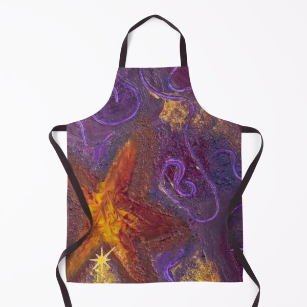 Item preview, whimsical purple and golden star design - phone case/pillow/sticker and more designed and sold by iheartpixies.