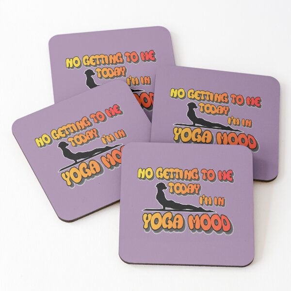 Item preview, In My Yoga Mood • Zen Out Funny Fitness Quote designed and sold by fairmaiden7.