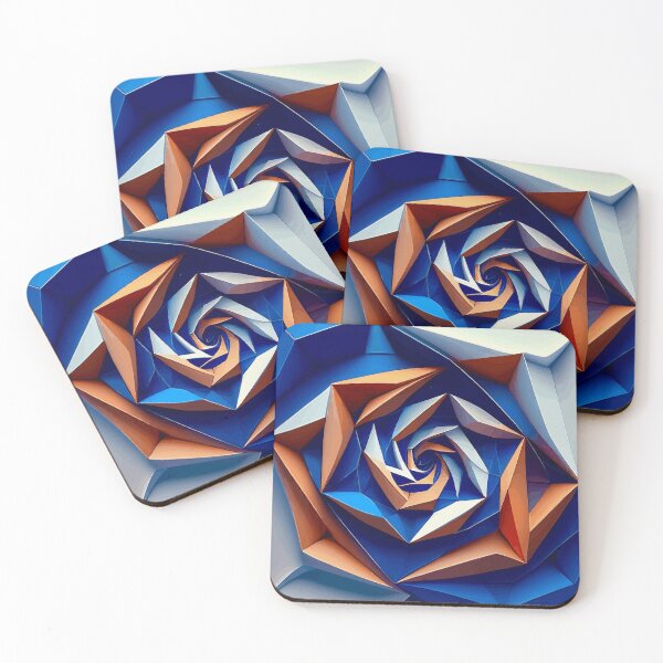 Item preview, Colorful Abstract Fibonacci Art 22 designed and sold by Vicky Brago-Mitchell®.