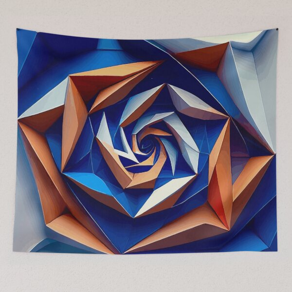 Artikelvorschau, Farbenfrohe abstrakte Fibonacci-Kunst 22 entworfen und verkauft von Vicky Brago-Mitchell®.