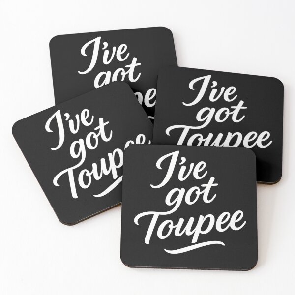 Item preview, I've Got Toupee – Modern Calligraphy Funny Hair Design designed and sold by MAF_Merch.