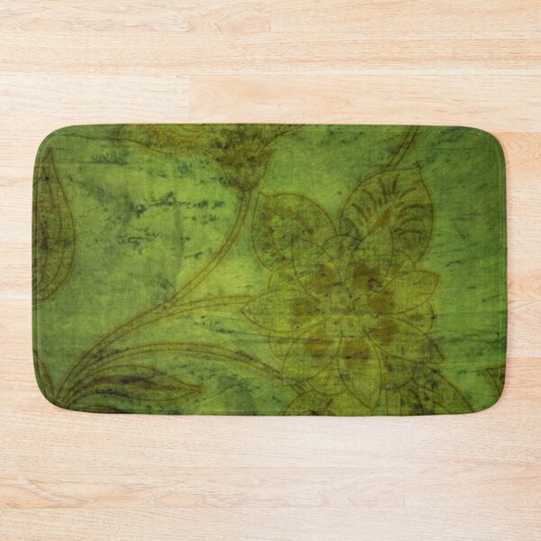 Item preview, whimsical green flower fabric design - phone case/pillow/sticker/tote bag and more designed and sold by iheartpixies.