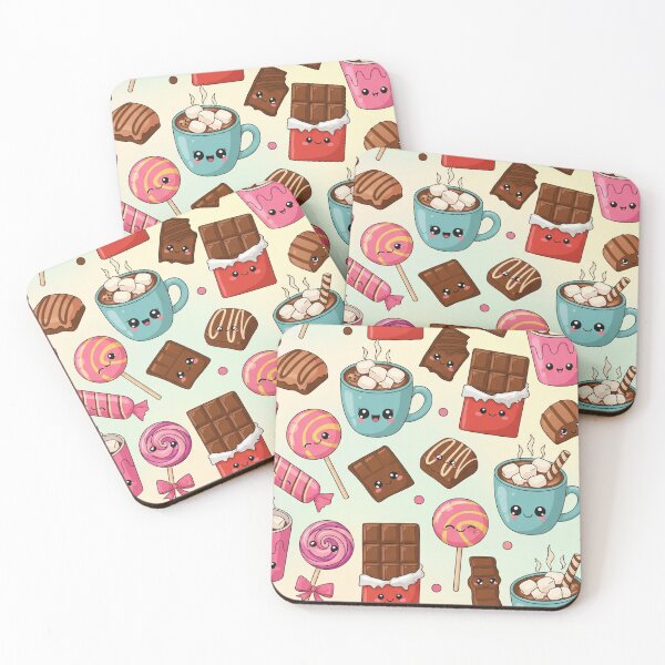 Item preview, Kawaii Chocolate and Candy Sweet Pattern designed and sold by EsenciaZen.