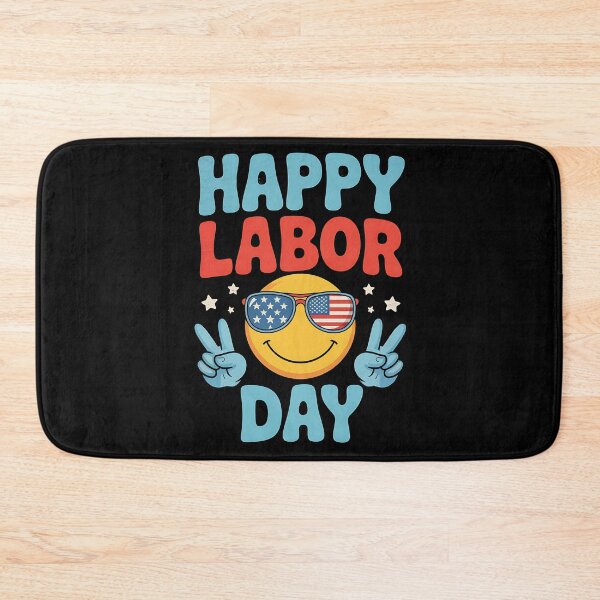Item preview, Happy Labor Day American flag designed and sold by BakeryDozen.