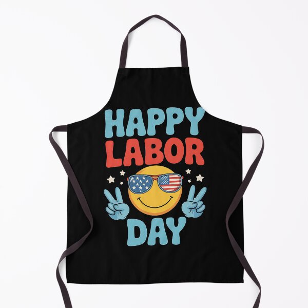 Item preview, Happy Labor Day American flag designed and sold by BakeryDozen.