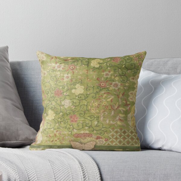 Item preview, whimsical spiral twee green butterfly design - phone case/pillow/sticker and more designed and sold by iheartpixies.