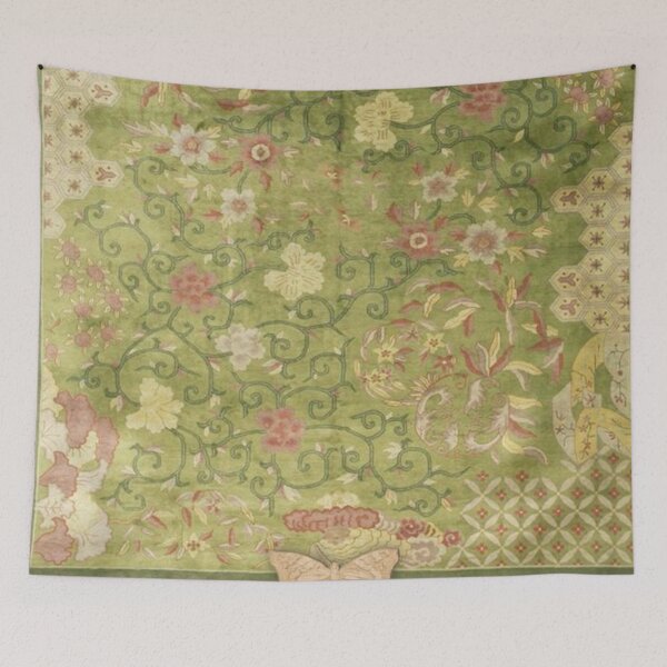 Item preview, whimsical spiral twee green butterfly design - phone case/pillow/sticker and more designed and sold by iheartpixies.