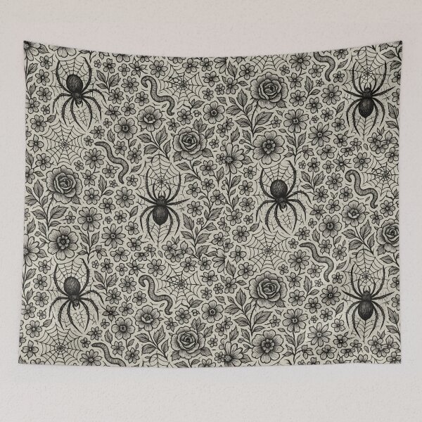 Item preview, Gothic floral pattern designed and sold by Creep-elina.