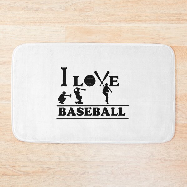 Aperçu de l'œuvre J'aime le baseball • Design classique pour les fans de sport créée et vendue par fairmaiden7.