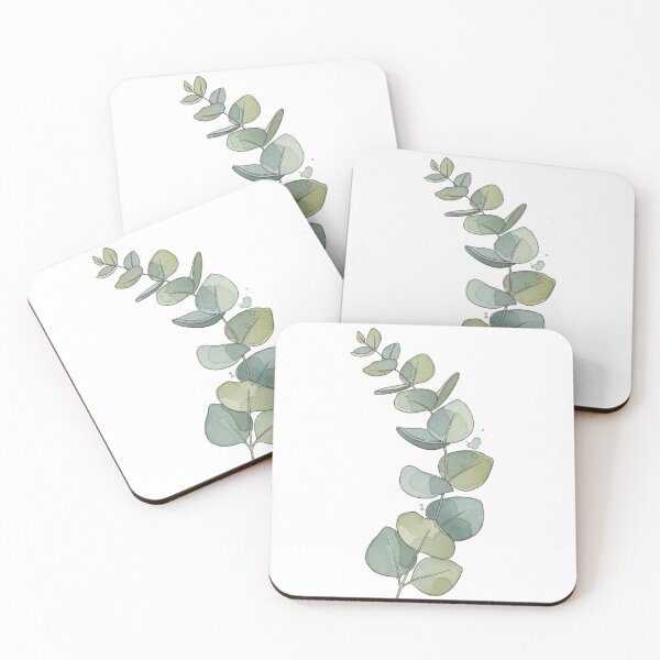 Item preview, Watercolor Eucalyptus – Minimalist Botanical Print designed and sold by The Interlude Co.