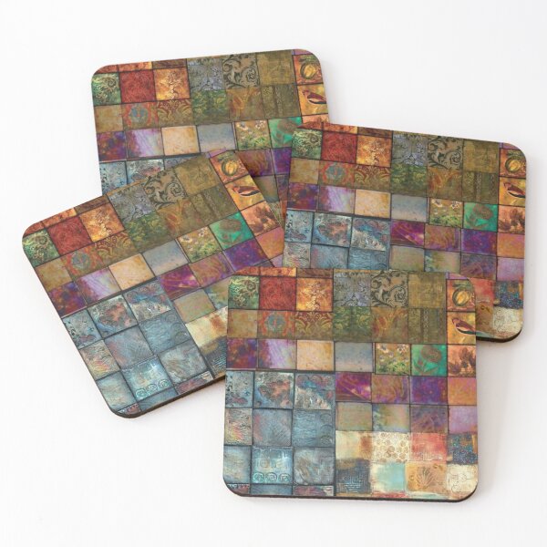 Item preview, whimsical tile colourful design -  phone case/pillow/sticker and more designed and sold by iheartpixies.