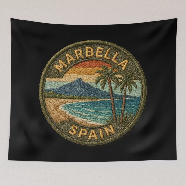 Item preview, Marbella Dream – Palms, Peaks & Golden Coast designed and sold by Girih.