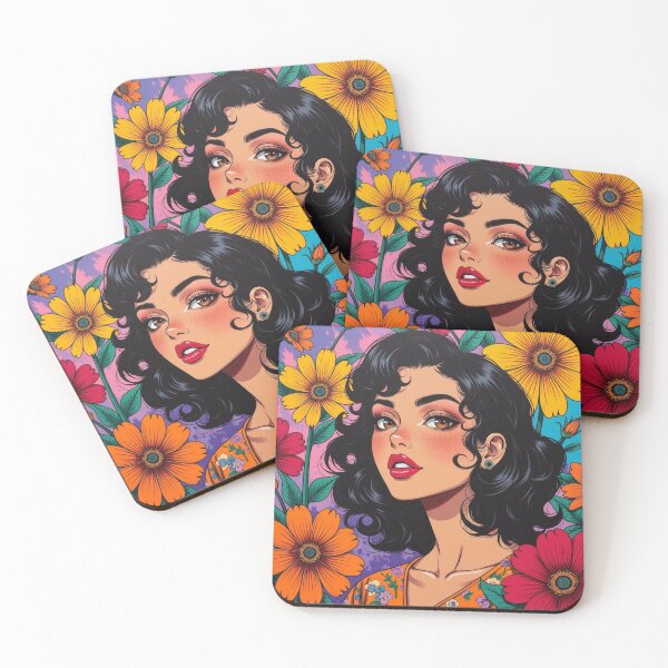 Item preview, Radiant Floral Anime Beauty designed and sold by JonelleTshirts.