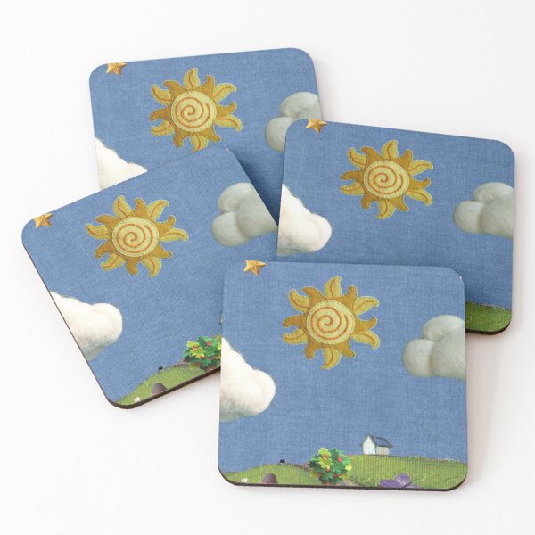 Item preview, embroidered flower landscape design - phone case/pillow/sticker and more designed and sold by iheartpixies.