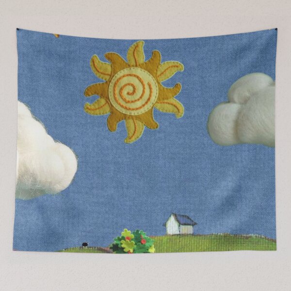Item preview, embroidered flower landscape design - phone case/pillow/sticker and more designed and sold by iheartpixies.