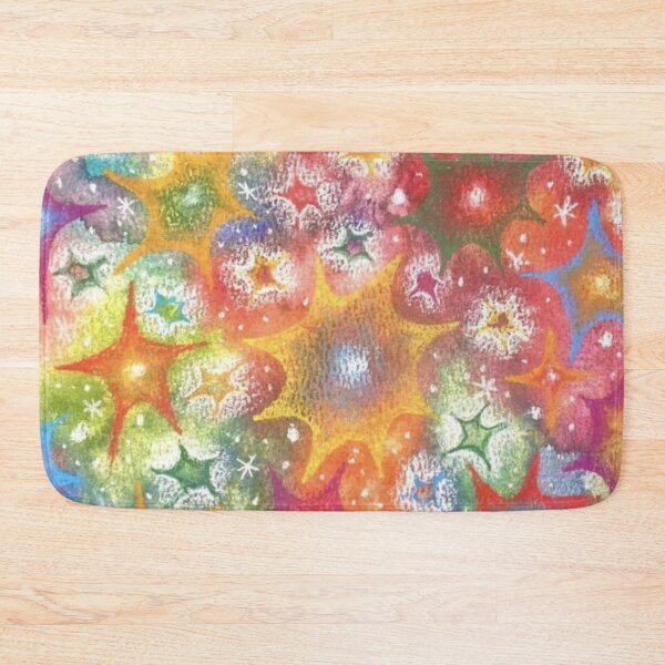 Item preview, whimsical and colourful star design - phone case/pillow/sticker and more designed and sold by iheartpixies.