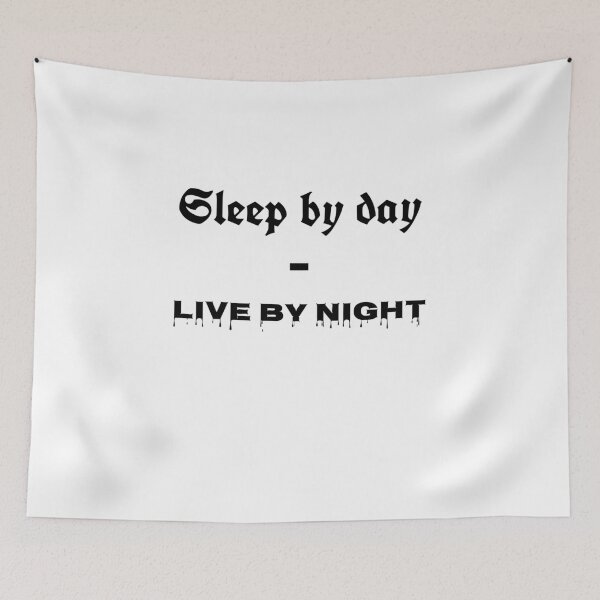 Item preview, Sleep By Day  - Live by Night - Bubble Trouble Classic designed and sold by Fleetwood1994.