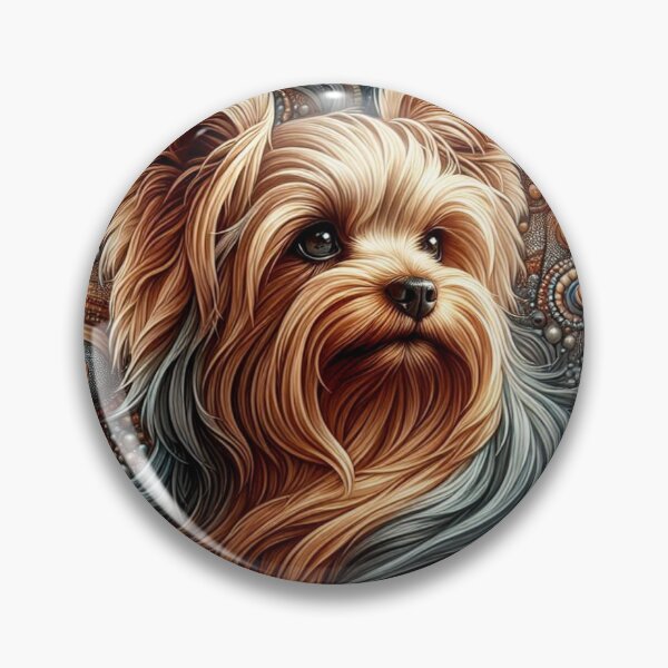 Item preview, Luxurious Yorkie Portrait designed and sold by Wags & Tails.