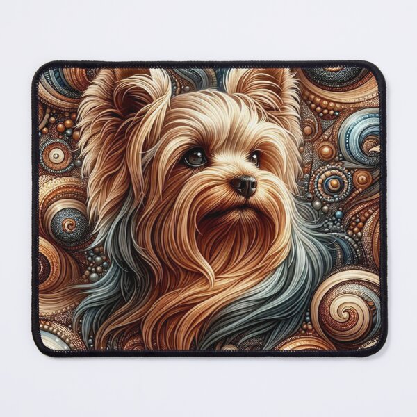 Item preview, Luxurious Yorkie Portrait designed and sold by Wags & Tails.