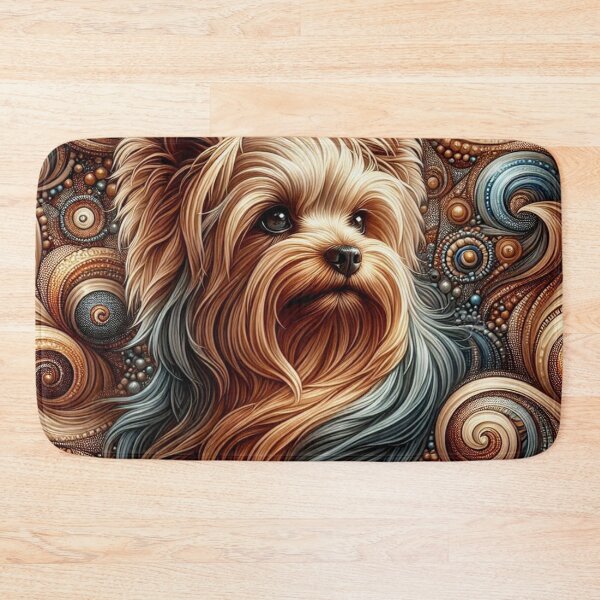 Item preview, Luxurious Yorkie Portrait designed and sold by Wags & Tails.
