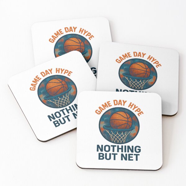 Item preview, Game Day Hype - Nothing but Net - Basketball designed and sold by inkNext.