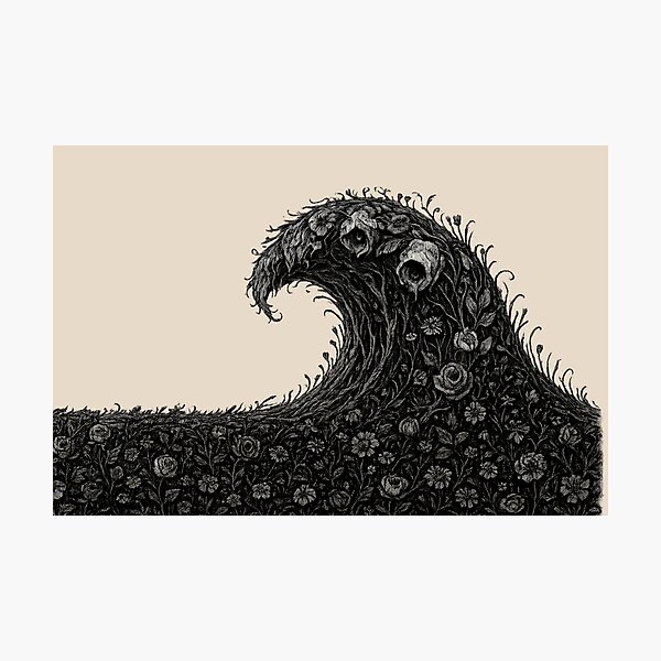 Item preview, Giant wave of flowers designed and sold by Creep-elina.