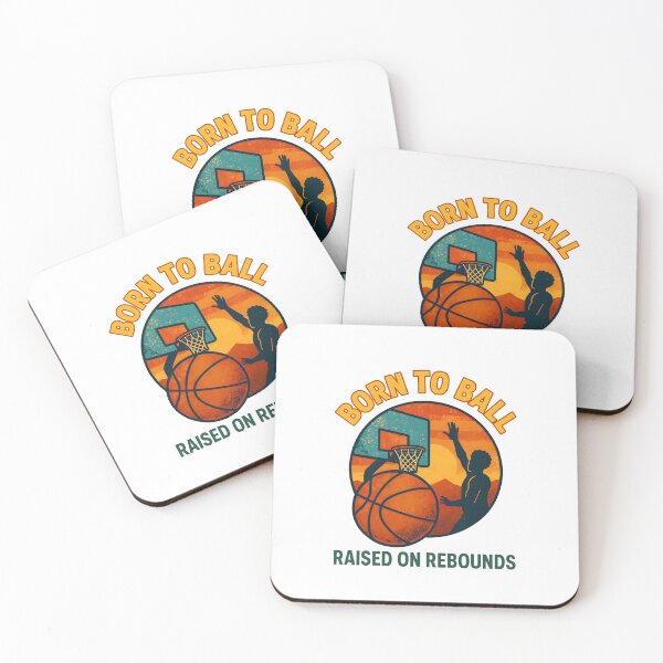 Item preview, Born to Ball - Raised on Rebounds - Basketball designed and sold by inkNext.