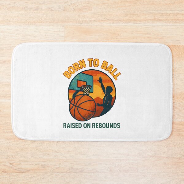 Item preview, Born to Ball - Raised on Rebounds - Basketball designed and sold by inkNext.