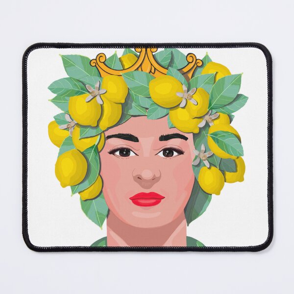 Item preview, Sicily Moor Head - Lemon Crowned Woman - Testa di Moro designed and sold by Peace-Love-Art.