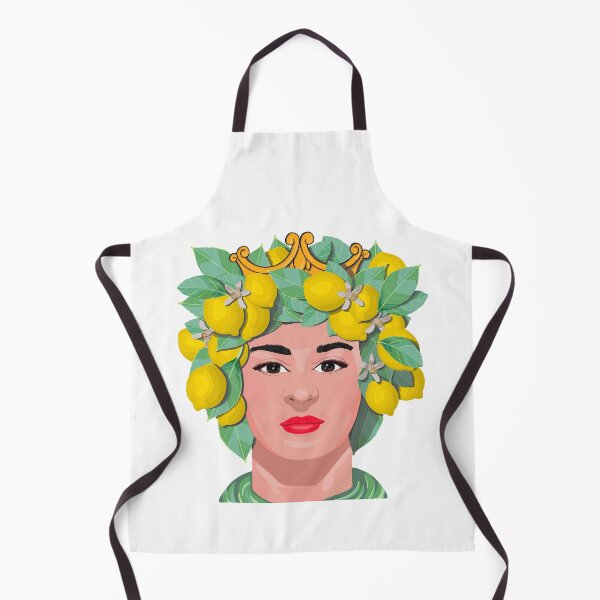 Item preview, Sicily Moor Head - Lemon Crowned Woman - Testa di Moro designed and sold by Peace-Love-Art.