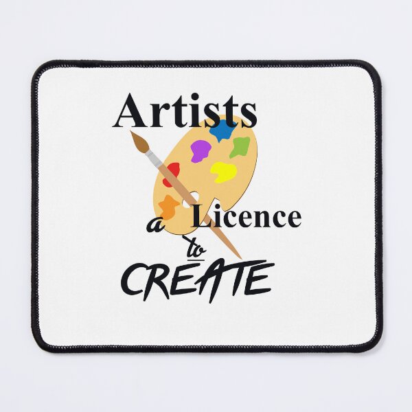 Item preview, License to Create • Bold Artist Palette Graphic designed and sold by fairmaiden7.