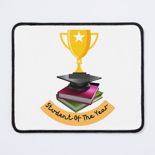 Item preview, Student of the Year – Funny School Achievement Quote designed and sold by thoratsdesign.